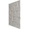 Ekena Millwork 19 5/8in. W x 19 5/8in. H Modern Square EnduraWall Decorative 3D Wall Panel Covers 2.67 Sq. Ft. WP20X20MSAMB - alternate 4